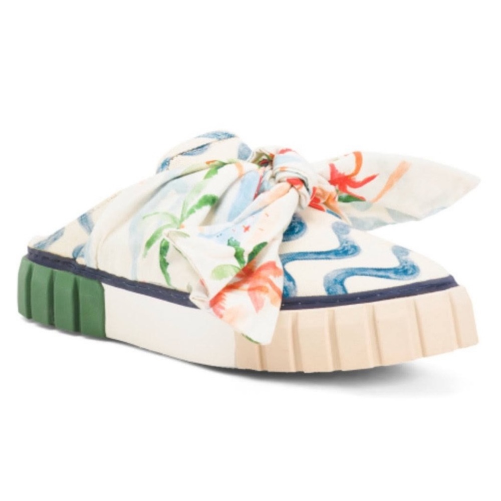 Farm Rio Copacabana Mule Sneaker With Bow NEW - Picture 7 of 16